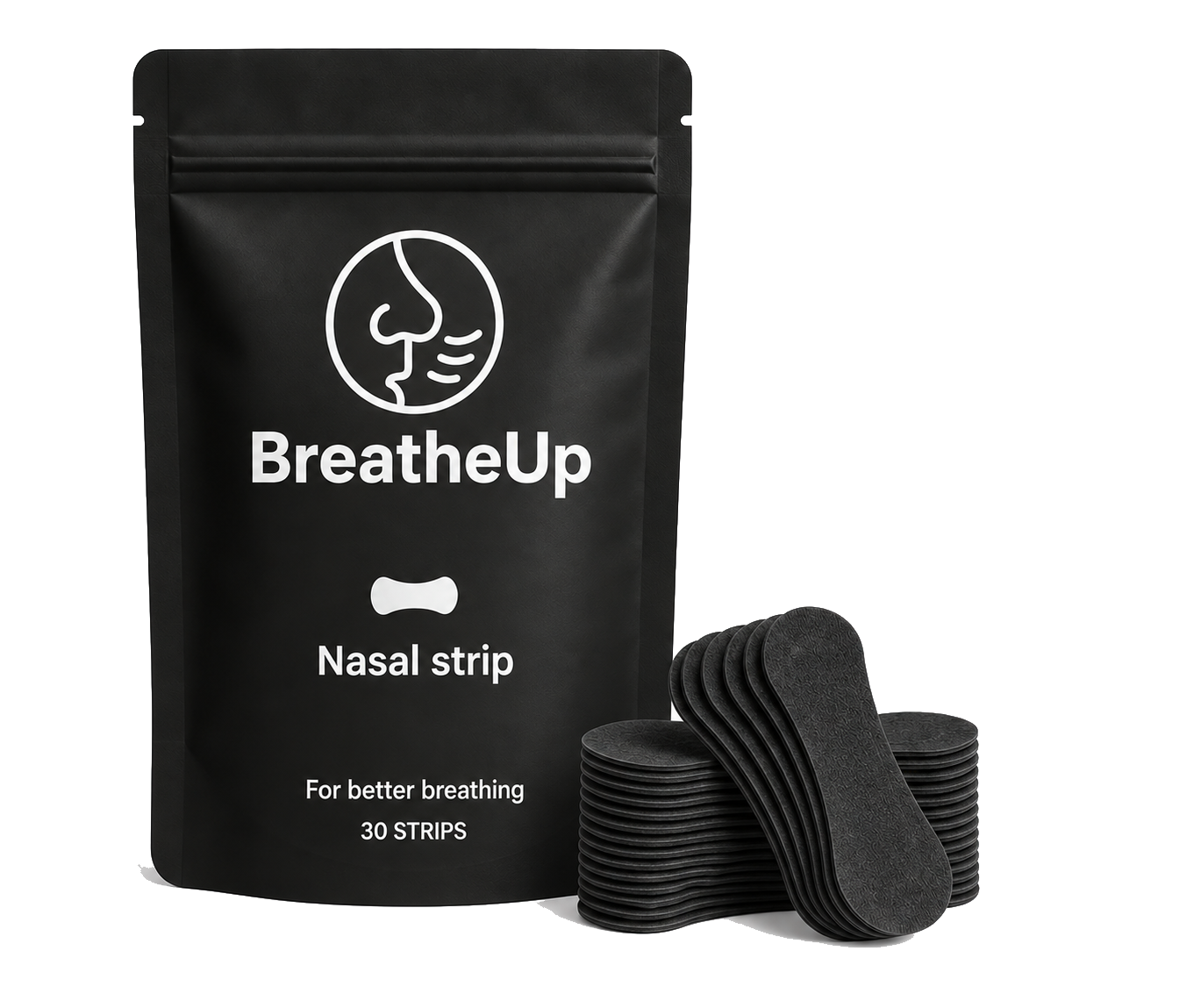 Verpakking BreatheUp zwarte neusstrips